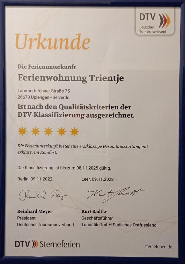 Fewo Trientje Uplengen Exteriör bild